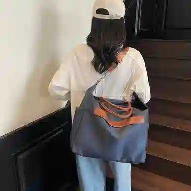 醇龙 高颜值时尚单肩包轻便大容量斜挎包韩系手提百搭 尼龙 旅行包 男女同款情侣款 多色