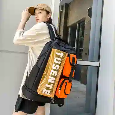 醇龙 男女通用 多色 牛津布 大容量拉链开合休闲 双肩包