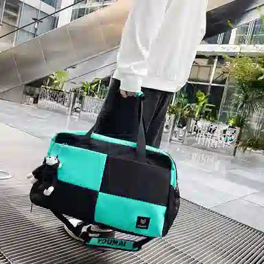 醇龙 大容量多用轻便干湿分离 牛津布 单肩包 男女同款情侣款 黑/蓝/青绿/红/白/粉/黄/紫