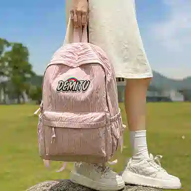 醇龙 高颜值简约轻便百搭 尼龙 双肩包 常规 男女同款情侣款 多色