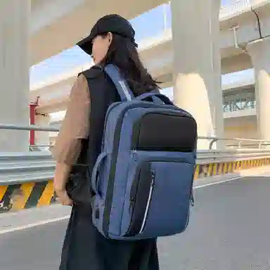 醇龙 牛津布 大容量休闲时尚 双肩包 男女同款情侣款 多色