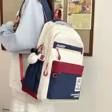 醇龙 男女通用 多色 尼龙 双肩包 大容量拉链开合休闲百搭