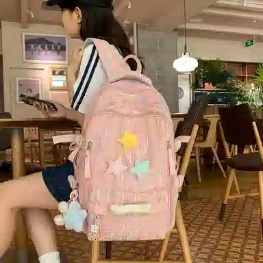 醇龙 百搭简约大容量减负旅行 双肩包 尼龙 女款 多色