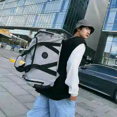 醇龙 大容量多功能干湿分离 牛津布 旅行包 男女同款情侣款 黑/红/灰/白/青绿/粉/黄/紫