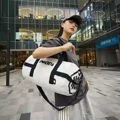 醇龙 健身包干湿分离游泳训练包大容量行李包轻便手提斜挎背包 尼龙 旅行包 男女同款情侣款 多色