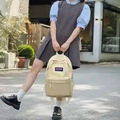 醇龙 简约韩版休闲百搭旅行 双肩包 尼龙 男女通用 多色