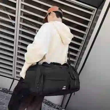 醇龙 大容量运动防水休闲 尼龙 旅行包 常规 男女同款情侣款 黑色/绿色/灰色