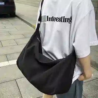 醇龙 日系大容量百搭时尚轻便通勤简约 单肩包 尼龙 男女通用 多色