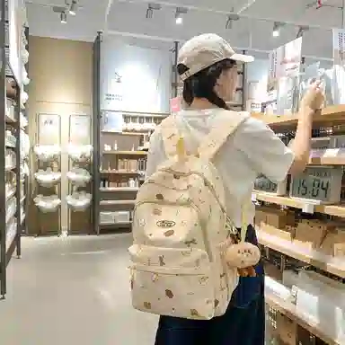 醇龙 时尚简约 尼龙 双肩包 女款 多色