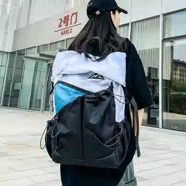 醇龙 旅行轻便大容量潮牌徒步运动背包学生书包 牛津布 双肩包 男女同款情侣款 多色