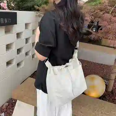 醇龙   尼龙女生多色休闲大包包时尚单肩包大容量上课通勤斜挎包