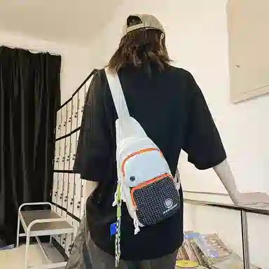 醇龙  斜挎包时尚胸包男女通用尼龙单肩包休闲外出旅游小背包运动包 多色