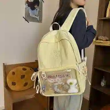 醇龙 二次元卡通 尼龙 双肩包 女款 多色