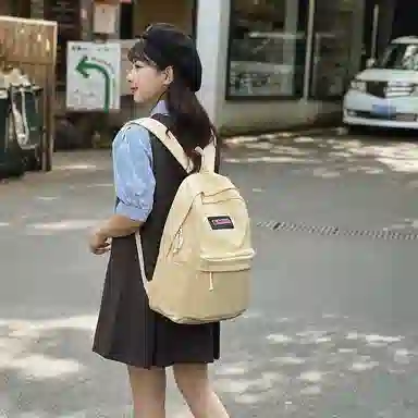 醇龙 简约韩版休闲百搭旅行 双肩包 尼龙 男女通用 多色