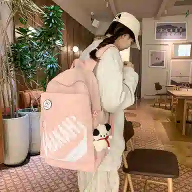 醇龙 高颜值护脊减负旅行轻便大容量学生 双肩包 尼龙 男女通用 多色