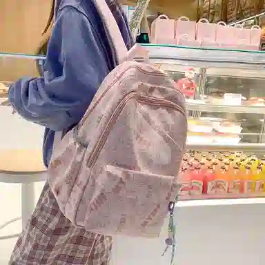 醇龙 韩版潮流涂鸦大容量耐用颜值 尼龙 双肩包 常规 女款 多色