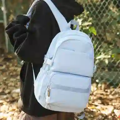 醇龙 时尚简约旅行收纳初高中大学生休闲书包 尼龙 双肩包 常规 男女同款情侣款 多色