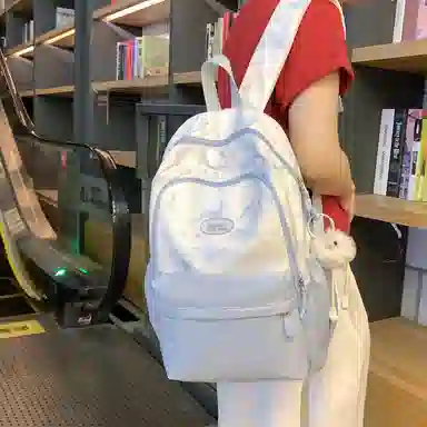 醇龙  休闲简约小众扎染大容量    双肩包  女款