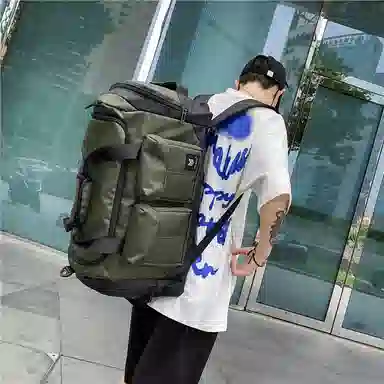 醇龙 大容量干湿分离多功能轻便防水 尼龙拼牛津布 旅行包 常规 男女同款情侣款 黄色/粉色/绿色/红色/黑色/卡其色