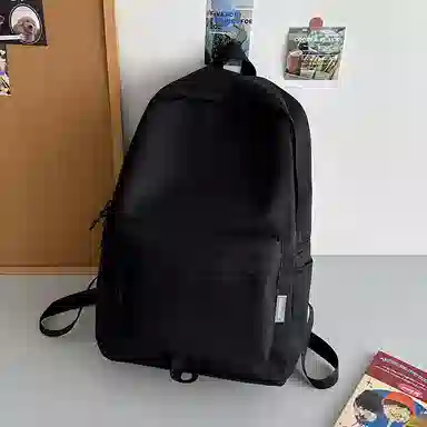 醇龙 纯色简约时尚百搭 尼龙 双肩包 男女同款情侣款 多色