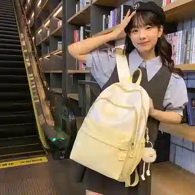 醇龙  休闲简约小众扎染大容量    双肩包  女款