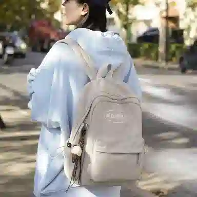 醇龙 复古轻便时尚简约百搭 尼龙 双肩包 女款 多色