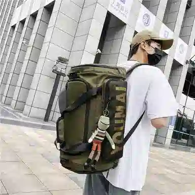 醇龙 大容量多功能干湿分离带独立鞋仓 尼龙 旅行包 男女同款情侣款 黄/青绿/卡其/军绿/粉/黑