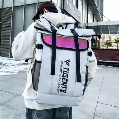 醇龙  男女通用多色牛津布旅行炫彩双肩包大容量电脑背包学生书包