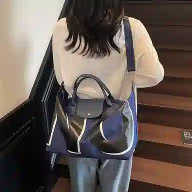 醇龙 大容量短途出差通勤字母 尼龙 旅行包 男女同款情侣款 多色