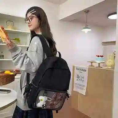 醇龙 二次元卡通 尼龙 双肩包 女款 多色