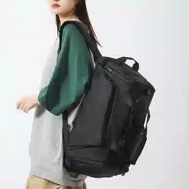 醇龙 大容量运动健身百搭多功能 牛津布 旅行包 男女同款情侣款 黑