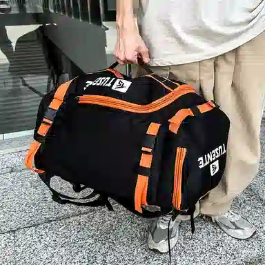 茵初 撞色多功能潮流 牛津布 背包双肩包 男女同款情侣款 多色