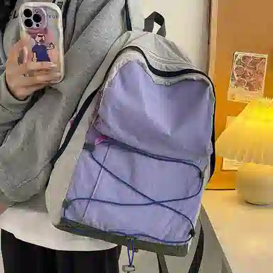 醇龙 轻便外出春游徒步爬山旅行骑行运动学生 尼龙 双肩包 男女通用 多色