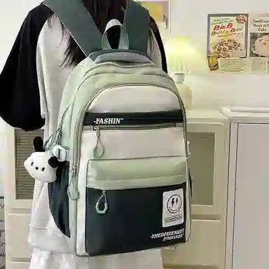 醇龙 男女通用 多色 尼龙 双肩包 大容量拉链开合休闲百搭