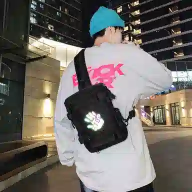 醇龙 男女通用 多色 牛津布 胸包 拉链开合大容量休闲百搭