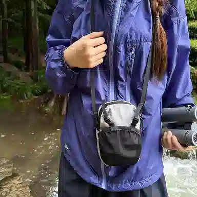 醇龙 户外水杯包轻量化斜挎包手机包运动登山 尼龙 单肩包 常规 男女同款情侣款 多色