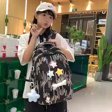 醇龙 百搭简约大容量减负旅行 双肩包 尼龙 女款 多色