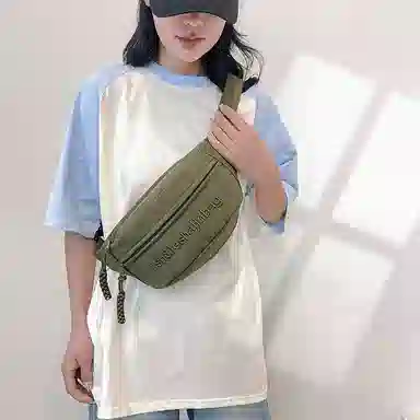 醇龙 小众运动 尼龙 单肩包胸包 常规 男女同款情侣款 蓝/黑/白/绿/红