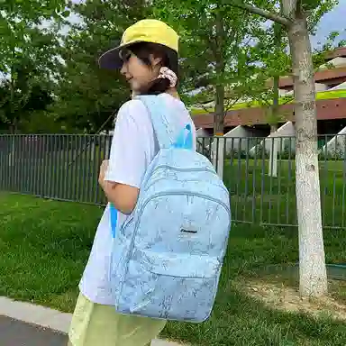 醇龙 国风简约大容量 尼龙 双肩包 常规 男女同款情侣款 多色