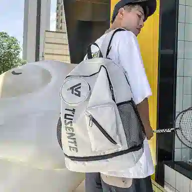 茵初 大容量旅行羽毛球拍袋 牛津布 双肩包 男女同款情侣款 多色