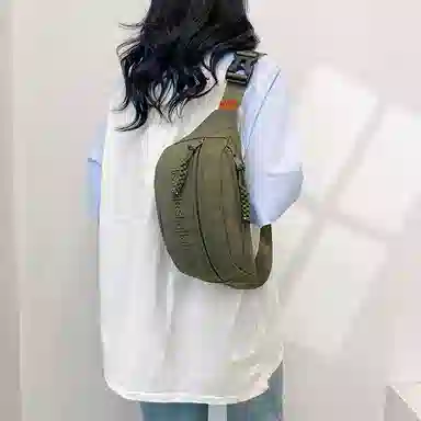 醇龙 小众运动 尼龙 单肩包胸包 常规 男女同款情侣款 蓝/黑/白/绿/红