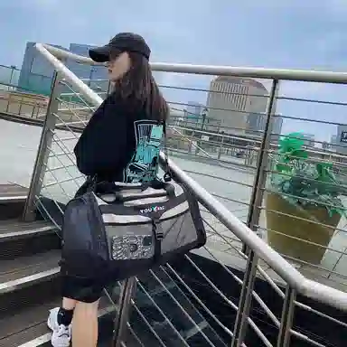 醇龙 多功能大容量干湿分离 尼龙 旅行包 常规 男女同款情侣款 黑色/红色/黄色/粉色/绿色/卡其色