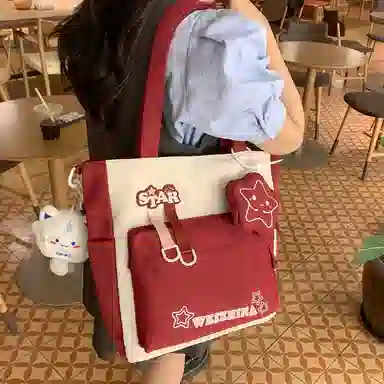 醇龙 学生补习上课大容量 单肩包斜挎包 尼龙 男女通用 多色