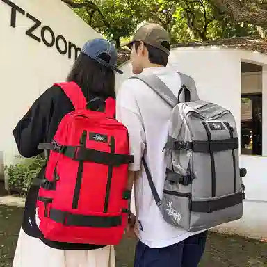 醇龙 日系潮牌电脑旅行大容量学生 牛津布 双肩包 男女同款情侣款 多色