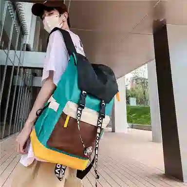 醇龙 时尚潮酷大容量旅行百搭 牛津布 双肩包 常规 男女同款情侣款 多色