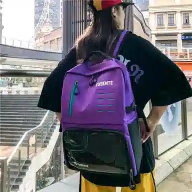 醇龙  男女通用多色牛津布大容量防水时尚潮流双肩包运动旅行背包