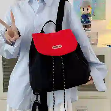 醇龙 时尚小众简约轻便 尼龙 双肩包 常规 女款 多色