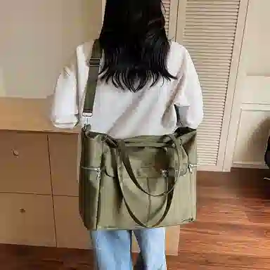 醇龙 高颜值时尚百搭大容量简约通勤 尼龙 托特包单肩包 男女同款情侣款 多色