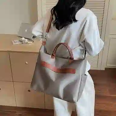 醇龙 高颜值时尚单肩包轻便大容量斜挎包韩系手提百搭 尼龙 旅行包 男女同款情侣款 多色