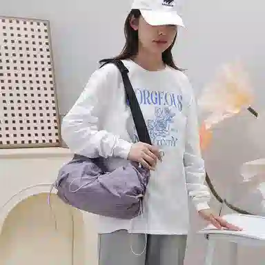 醇龙 时尚百搭外出通勤休闲高颜值斜挎包 尼龙 单肩包 女款 多色